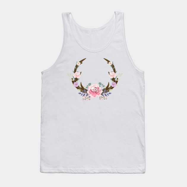 deer animal Tank Top by O2Graphic